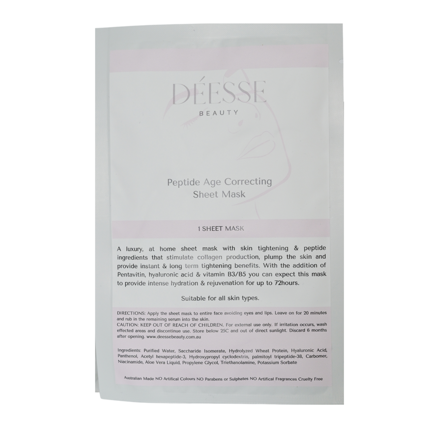 Peptide Age Correcting Sheet Mask