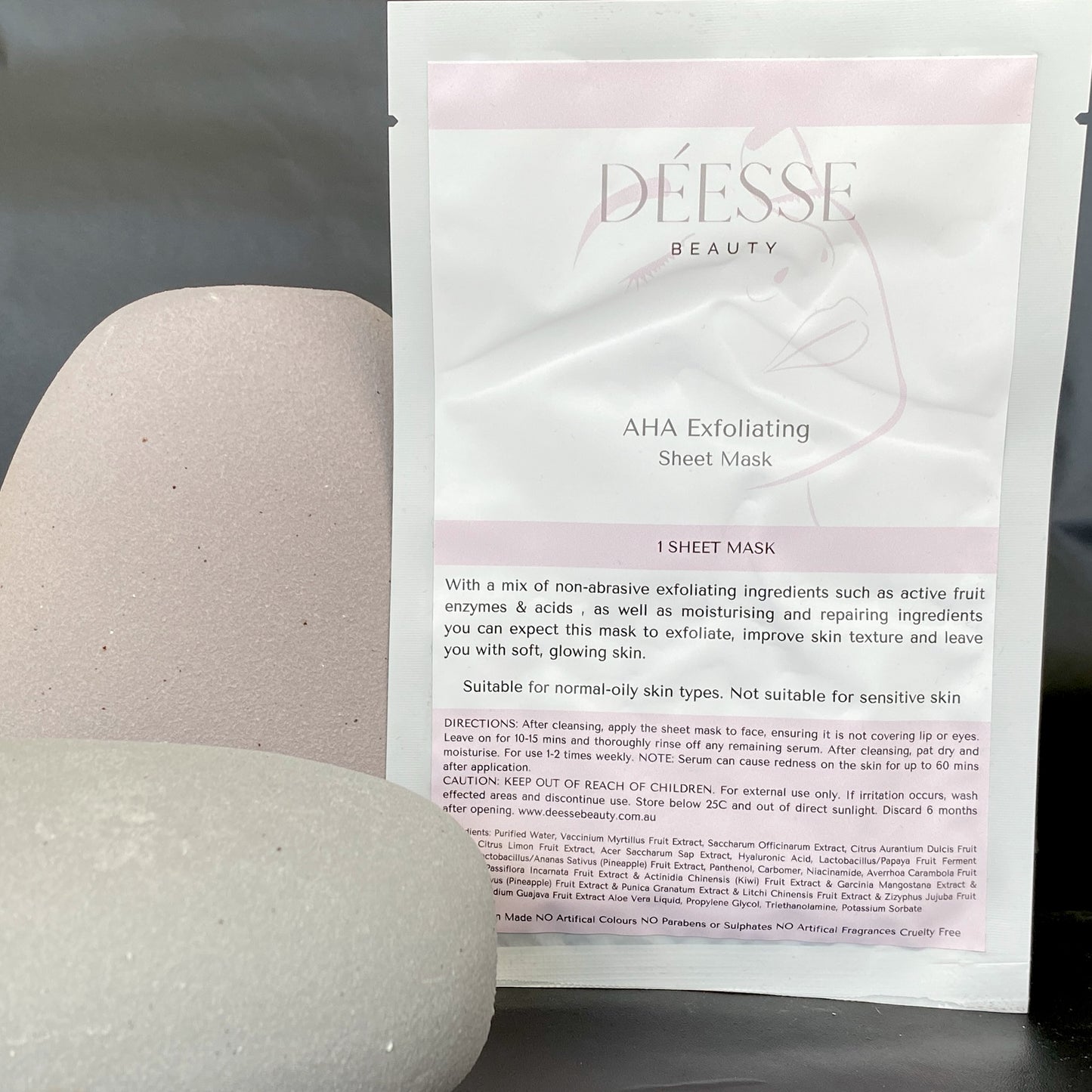 AHA Exoliating Sheet Mask